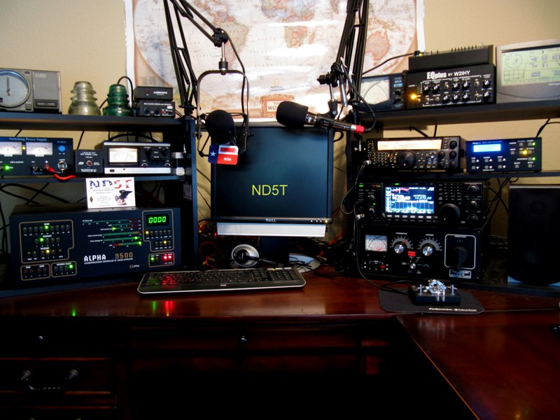 Ron shack pic of radios close up